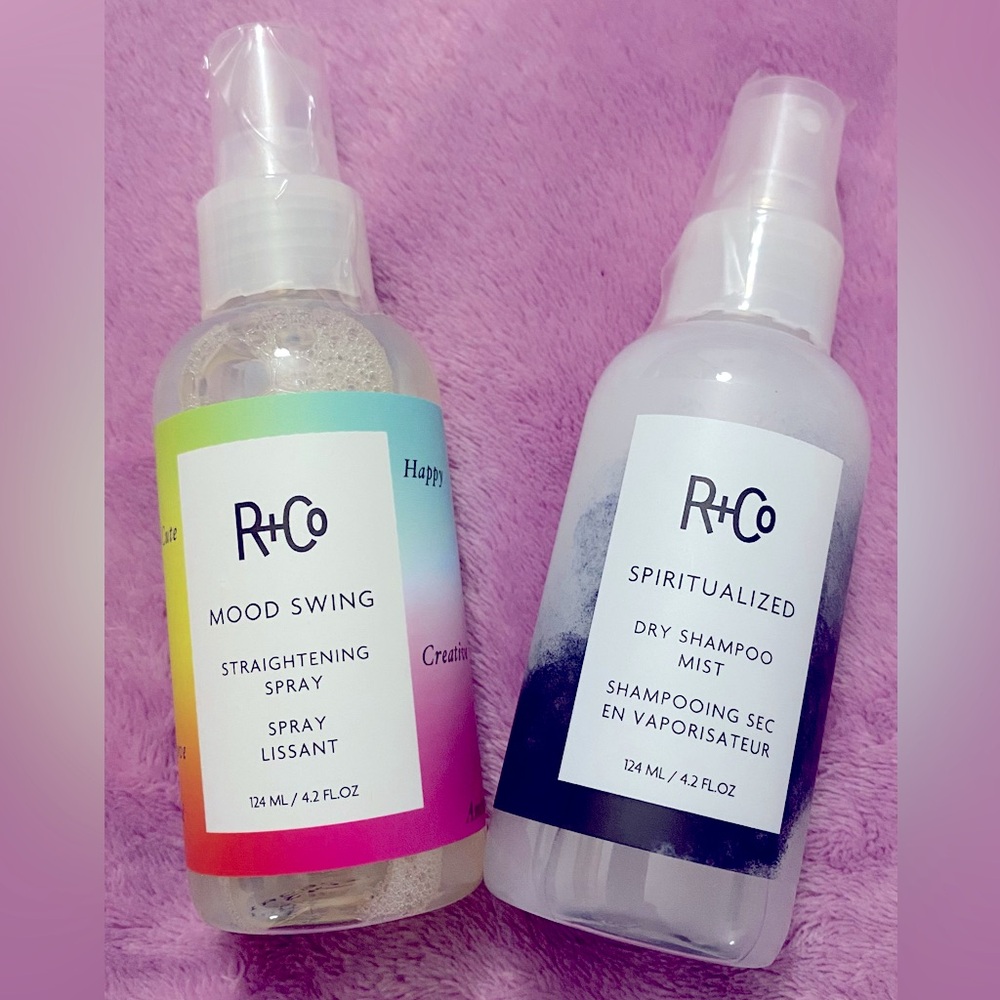 R+Co Dry Shampoo Spiritualized & Hair Straightening Mood Swing Bundle